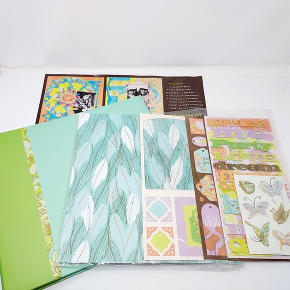 NEW Scrapbook Album & Kit - 274 Pieces - Picture 1 of 6